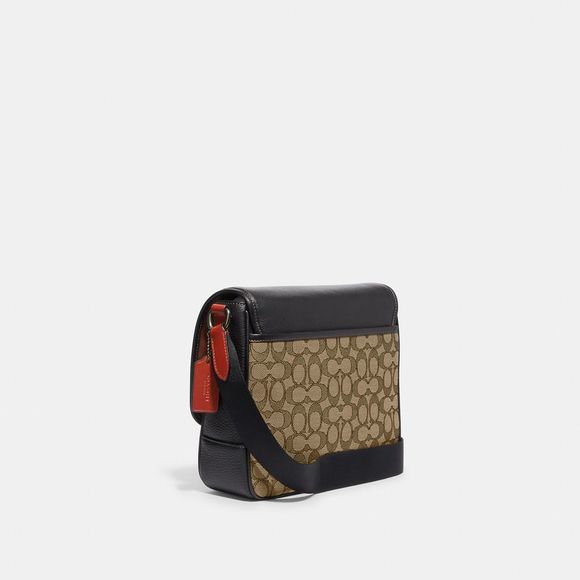 NWT Coach Outlet Sprint Map Bag 25 In Signature Jacquard - Picture 2 of 5